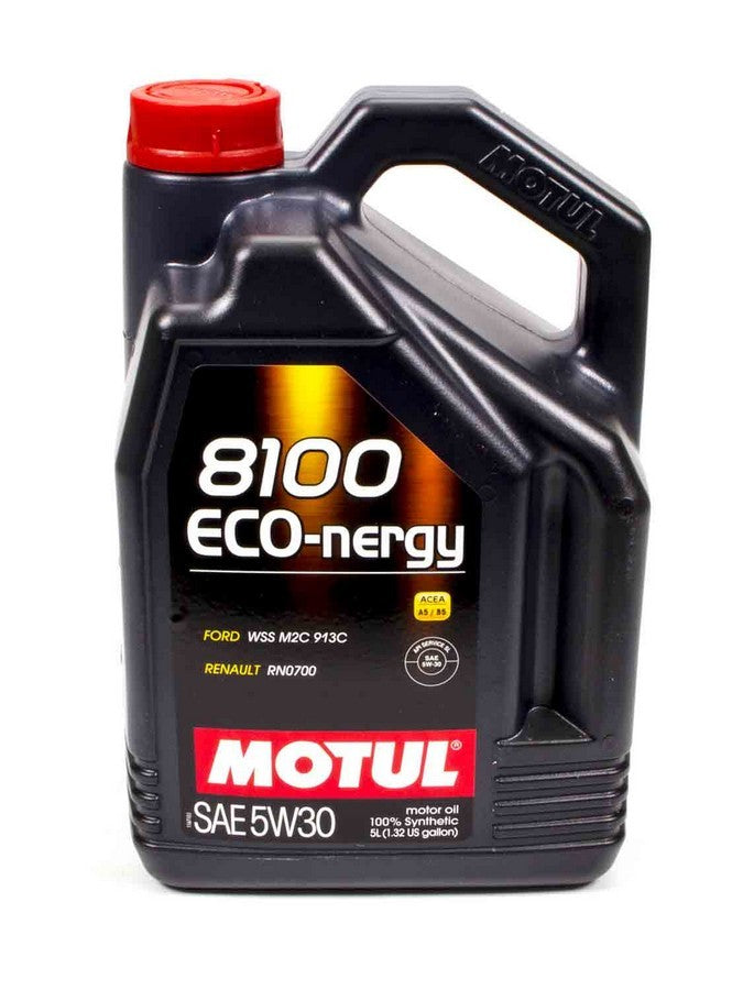 MOTUL USA  8100 Eco-Nergy 5w30 Oil 5 Liters   MTL102898