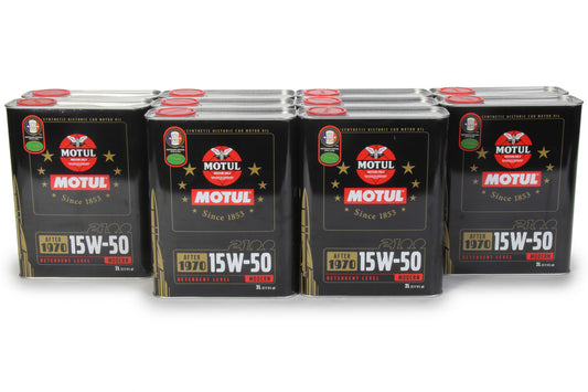 MOTUL USA  2100 Classic Oil 15w50 Case 10 x 2 Liter   MTL104512-10