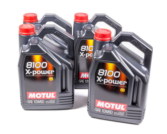 MOTUL USA  8100 X-Power 10w60 Case 4x5 Liter   MTL106144-4