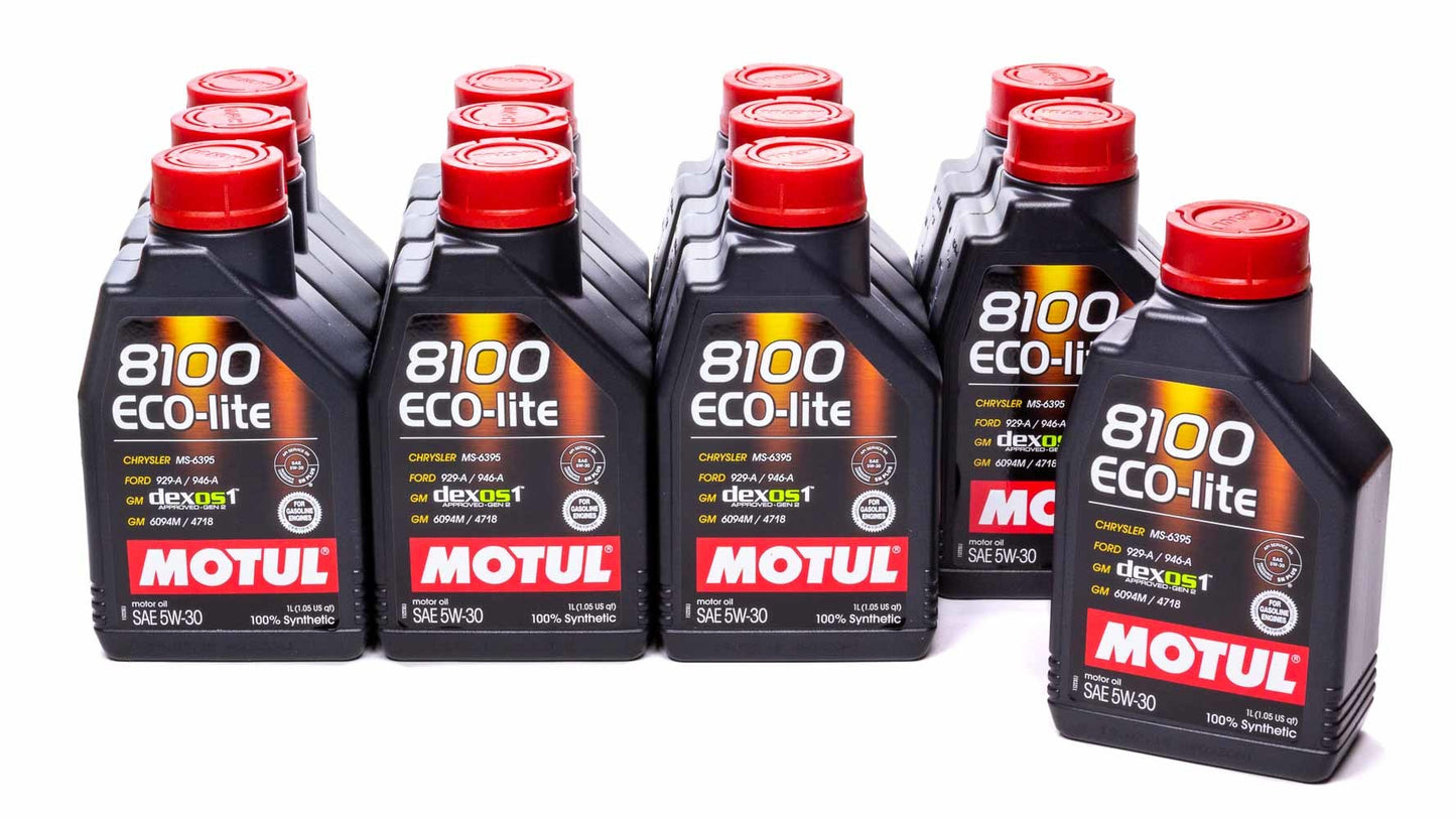 MOTUL USA  8100 Eco-Lite 5w30 Case 12 x 1 Liter Dexos1   MTL108212-12