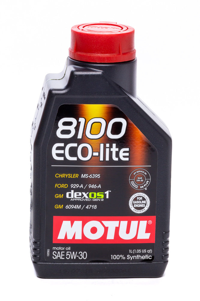 MOTUL USA  8100 Eco-Lite 5w30 1 Liter Dexos1   MTL108212