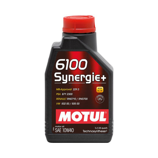 MOTUL USA  6100 Synergie 10w40 Oil 1 Liter   MTL108646