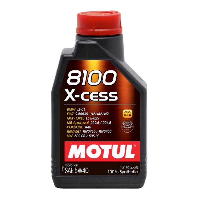 MOTUL USA  8100 X-Cess 5w40 Oil 1 Liter   MTL109774