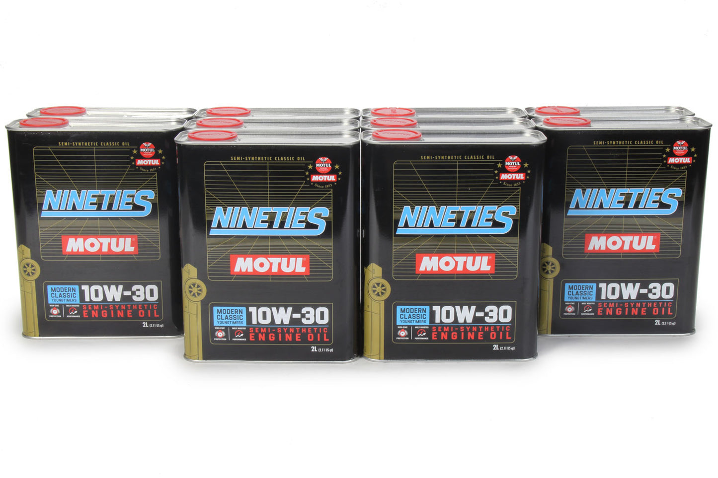 MOTUL USA  Classic Nineties Oil 10w 30 Case 10 x 2 Liter   MTL110620-10