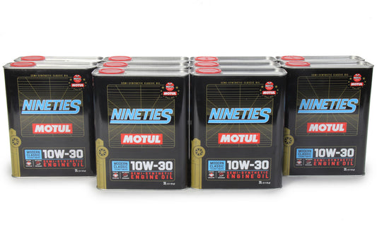 MOTUL USA  Classic Nineties Oil 10w 30 Case 10 x 2 Liter   MTL110620-10