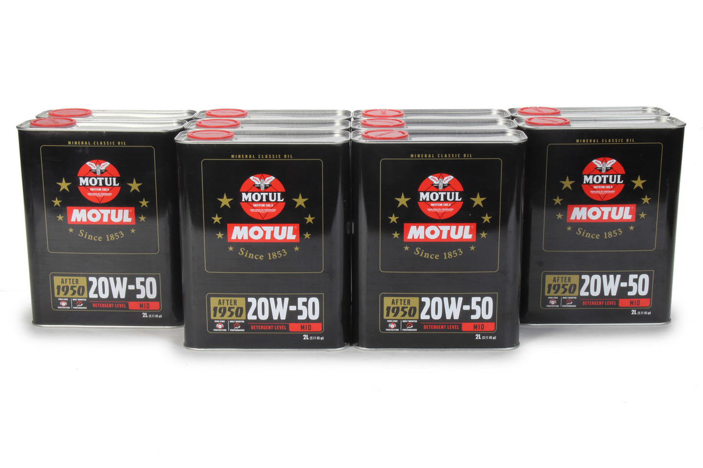 MOTUL USA  Classic Performance Oil 20w50 Case 10 x 2 Liter   MTL110621-10