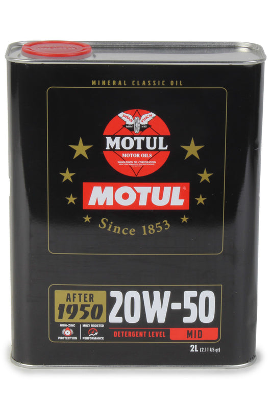 MOTUL USA  Classic Performance Oil 20w50  2 Liter   MTL110621