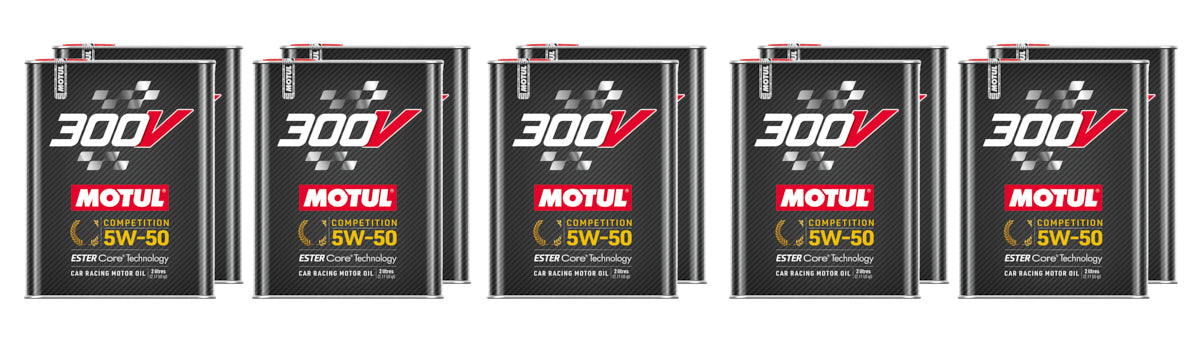 MOTUL USA  300V Competition Oil 5w50 Case 10 x 2 Liter  MTL110859-10