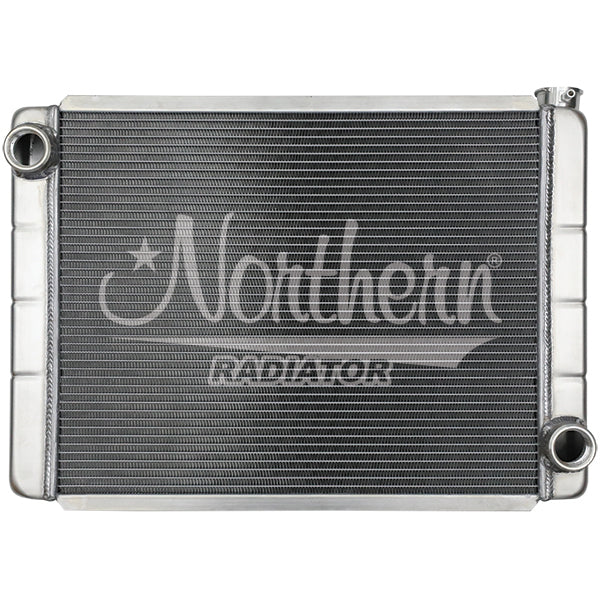 Northern Radiator Radiator Dual Pass 28x19 Interchangeable Inlet MPN NRA204138 For GM