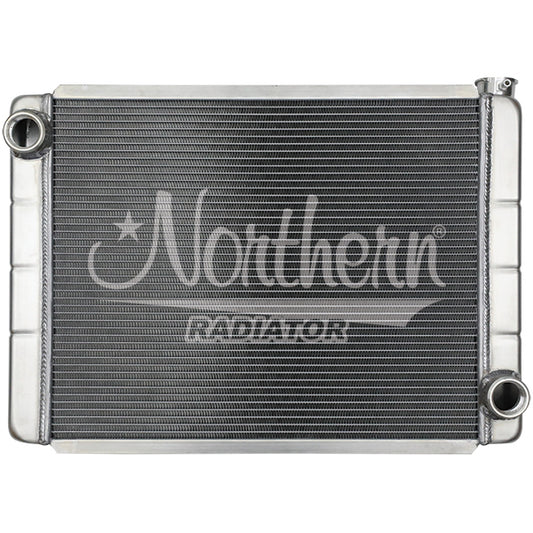 Northern Radiator Radiator Dual Pass 28x19 Interchangeable Inlet MPN NRA204138 For GM