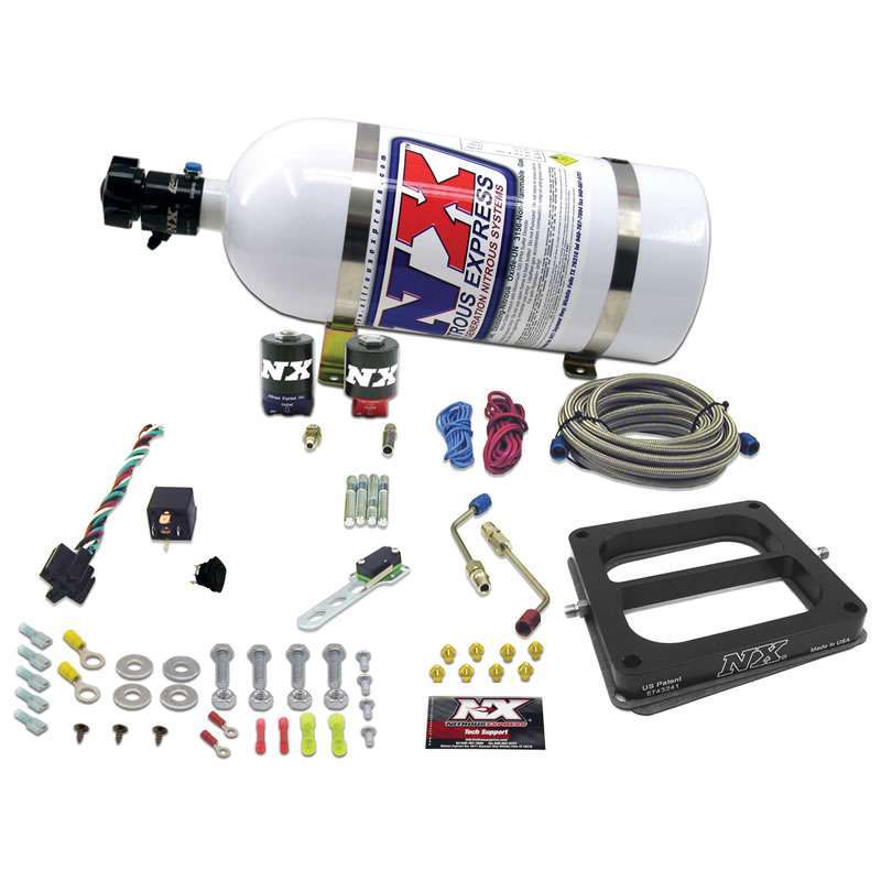Nitrous Express Pro Power Nitrous Plate Kit 100-500hp Dominator MPN NXS50070-10 For Universal use