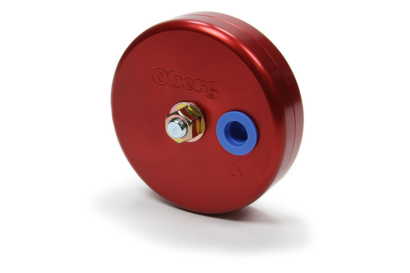 Oberg Filters UFO Billet Fuel Filter - 4in 28-Micron Red MPN OBE4028U-RD