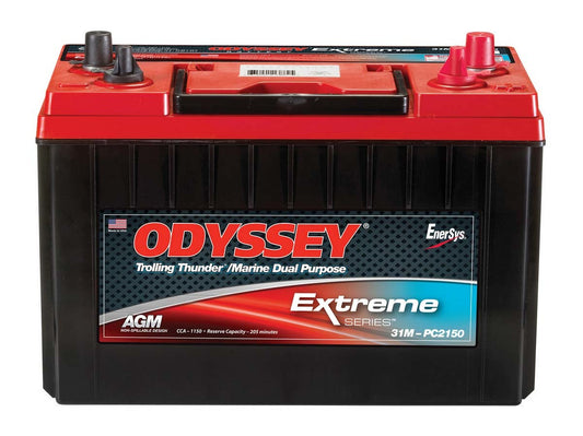 ODYSSEY BATTERY  Battery 1150CCA/1370CA Dual SAE/ 3/8in Stud   ODY31M-PC2150ST