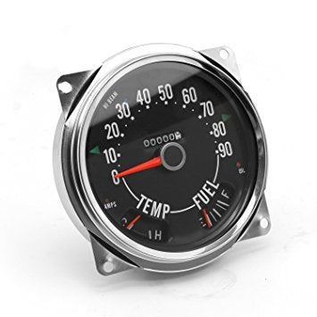 OMIX-ADA  Speedometer Cluster Asse mbly  0-90 MPH; 55-75 Je   OMI17206.04