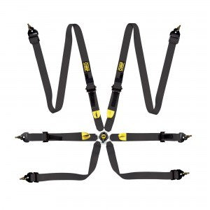 Omp Racing, Inc. First 2 Harness Black Clip In 6 Point MPN OMPDA0-0208-A01-071