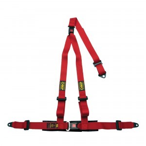 Omp Racing, Inc. Strada 3 Harness Red Bolt in Push Button Exit MPN OMPDA0-0509-A01-061