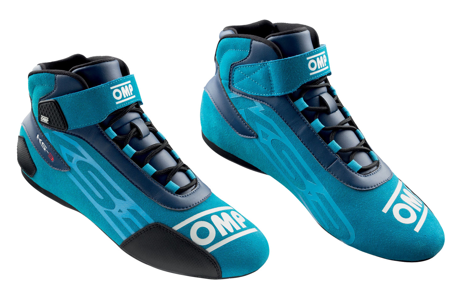 OMP RACING, INC.  KS-3 Shoes Blue And Cyan Size 39  OMPIC82624439