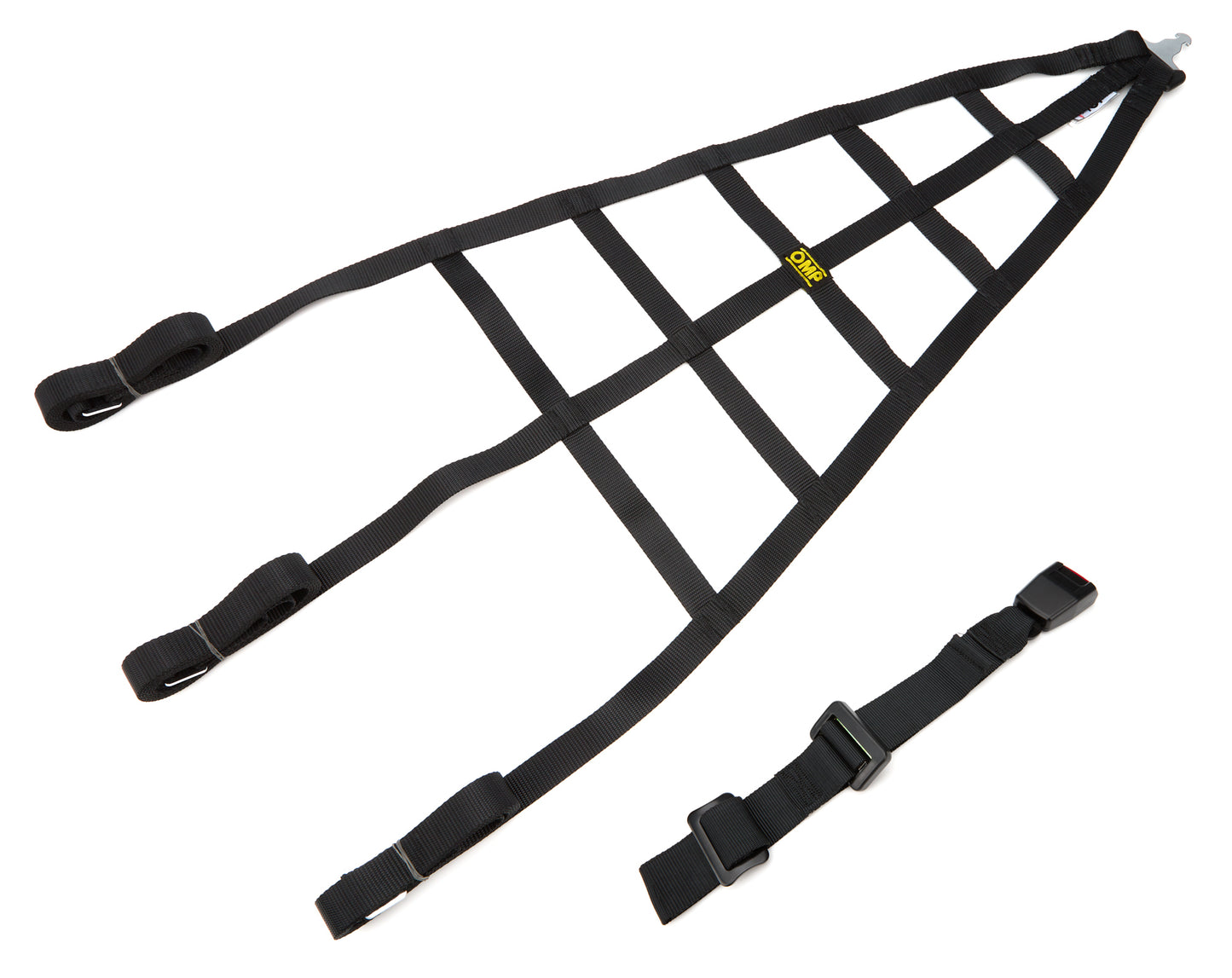 OMP RACING, INC.  Window Net Racing Polyester Black  OMPNA0-1876