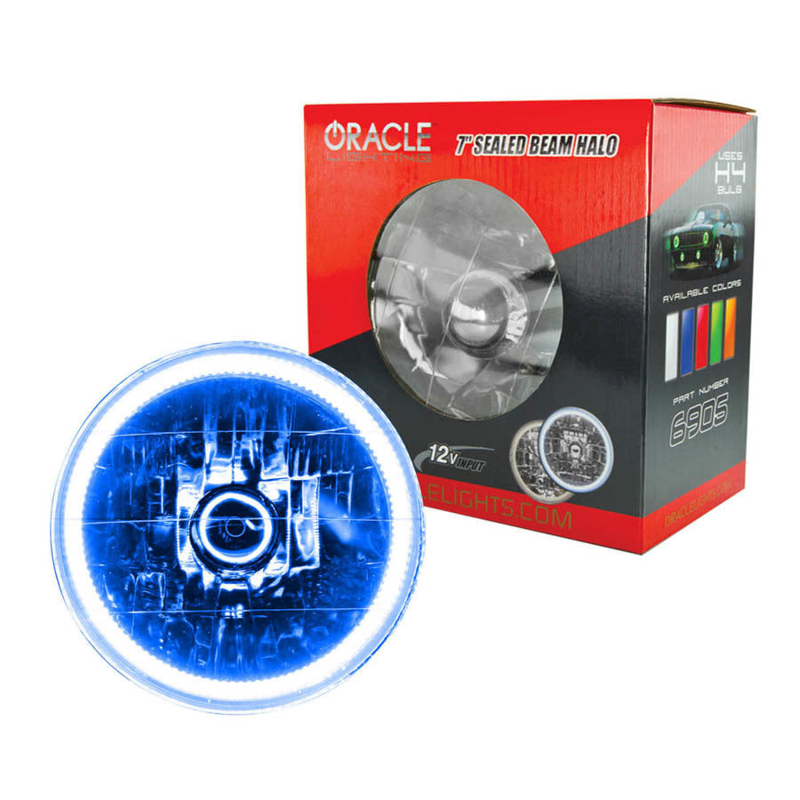 ORACLE LIGHTING  7in Sealed Beam Blue    ORA6905-002