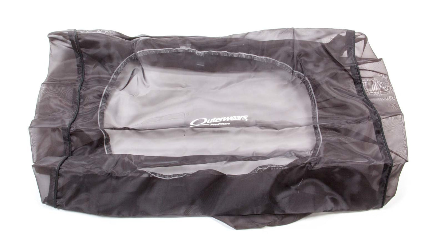 OUTERWEARS  R2C Sprint Car Large Air Box Pre-Filter Black  OUT10-2893-01