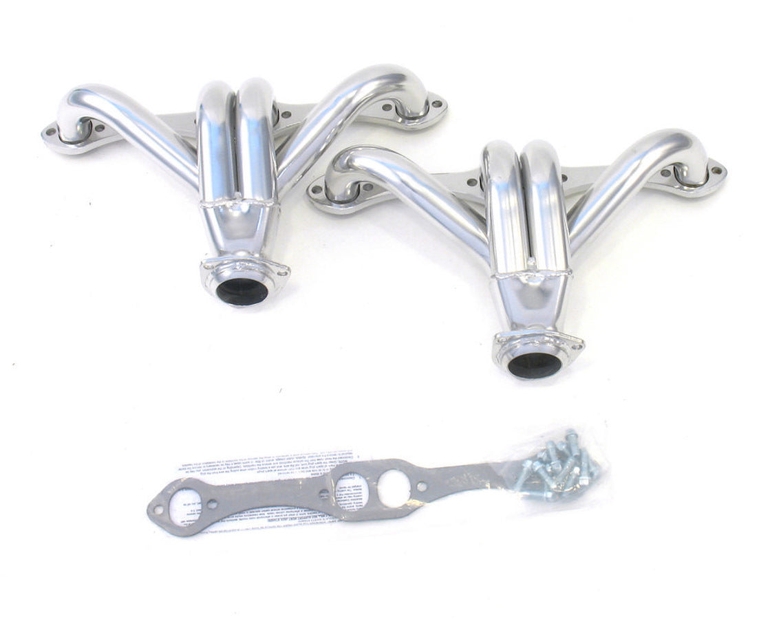 Patriot Exhaust Coated Headers - SBC Tight Tuck MPN PEPH8019-1 For Chevy, Universal Ram