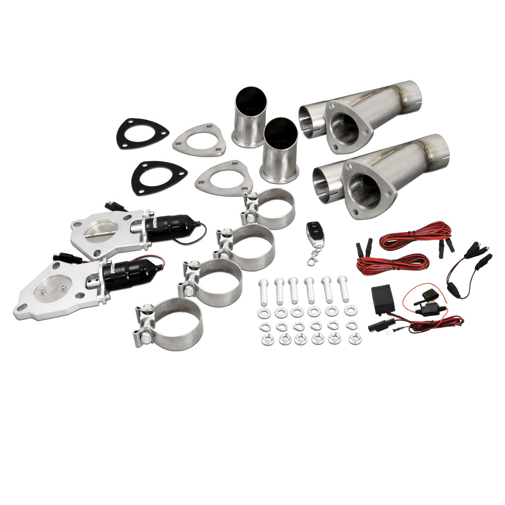 PATRIOT EXHAUST  2.5 Electric Cutout Dual System w/Remote   PEPPEC250K