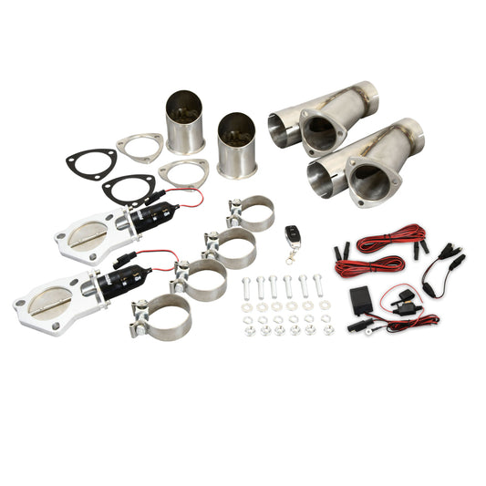 PATRIOT EXHAUST  3.0 Electric Cutout Dual System w/Remote   PEPPEC300K