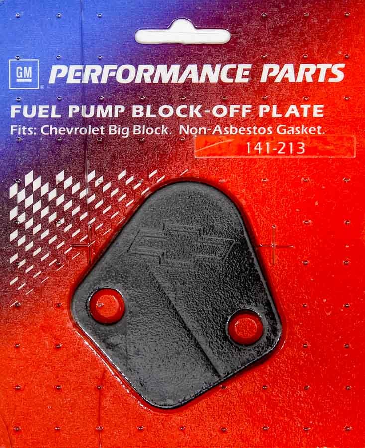 Proform  BBC Fuel Pump Block-Off Plate Black Crinkle   PFM141-213