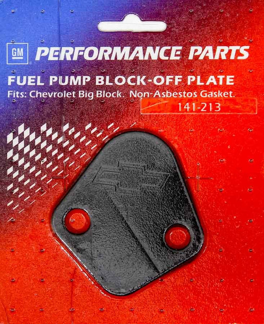 Proform  BBC Fuel Pump Block-Off Plate Black Crinkle   PFM141-213