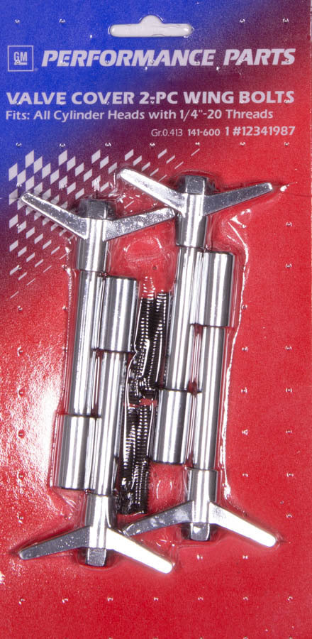 Proform Chrome Bowtie V/C Wing Nuts 4pcs MPN PFM141-600 For Chevy