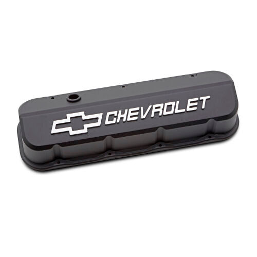 Proform Slant Edge Valve Covers BBC Black Crinkle MPN PFM141-870 For Chevrolet, Chevy