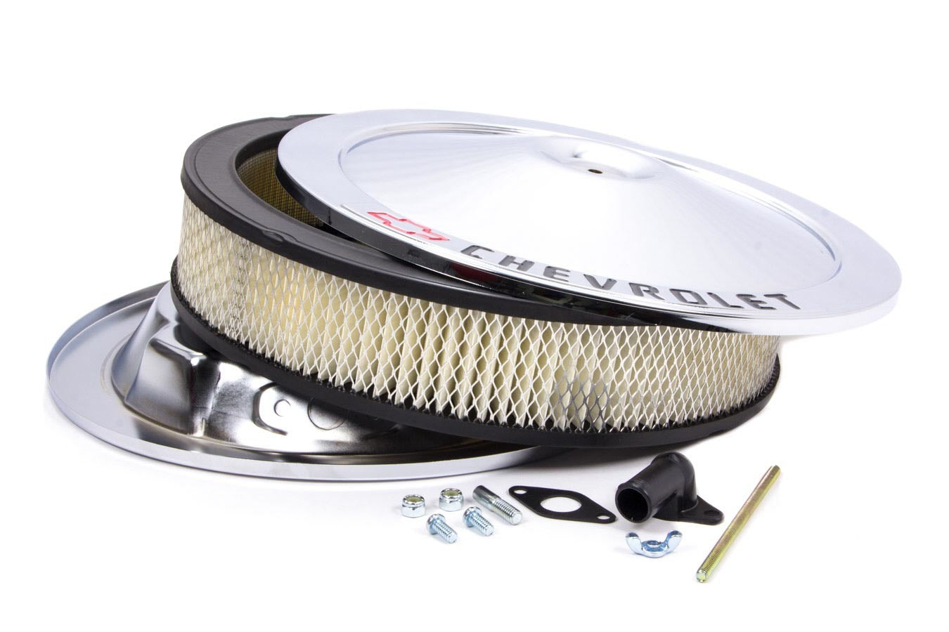 Proform  14in Street Chrome A/C Bowtie Logo   PFM141-906