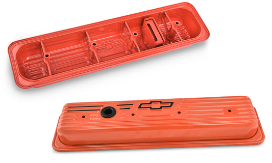 Proform  SBC Center Bolt Valve Covers Orange   PFM141-918