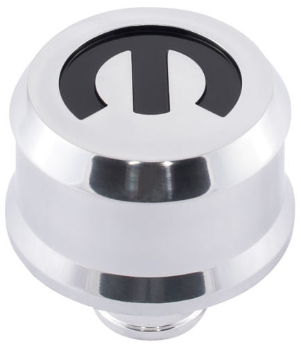 PROFORM  MOPAR Emblem Slant Edge Breather Cap Mopar Pol.   PFM440-441