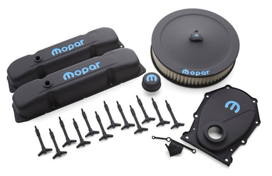 Proform  Engine Dress-Up Kit Blac k Crinkle w/Blue MOPAR   PFM440-812