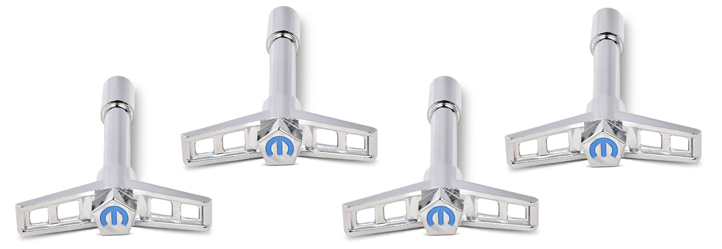 Proform  Mopar V/C Wing Nuts Chrome Blue Emblem   PFM440-902
