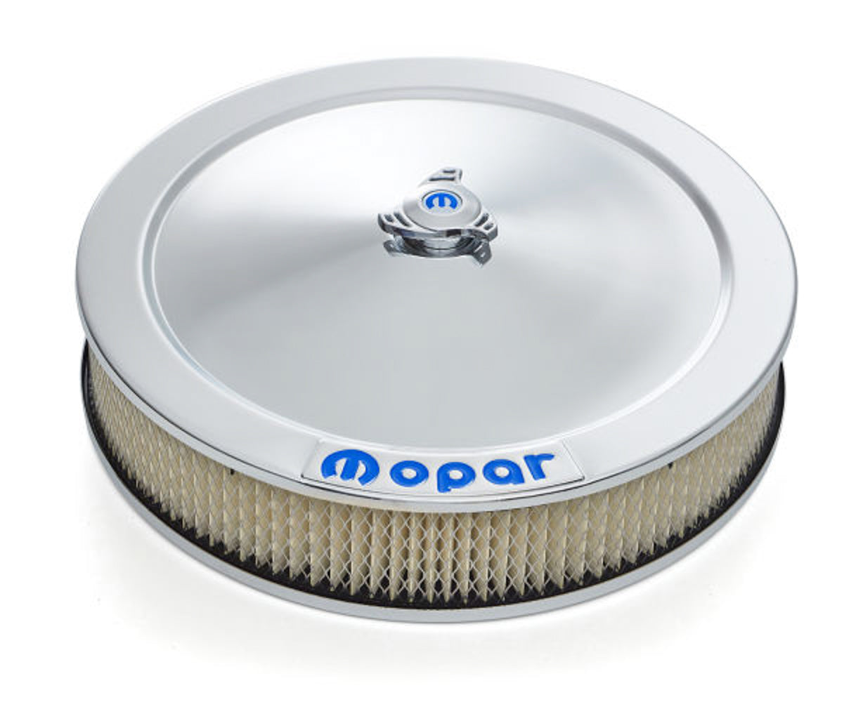 PROFORM  14in Air Cleaner Blue MO PAR Emblem Chrome   PFM440-906