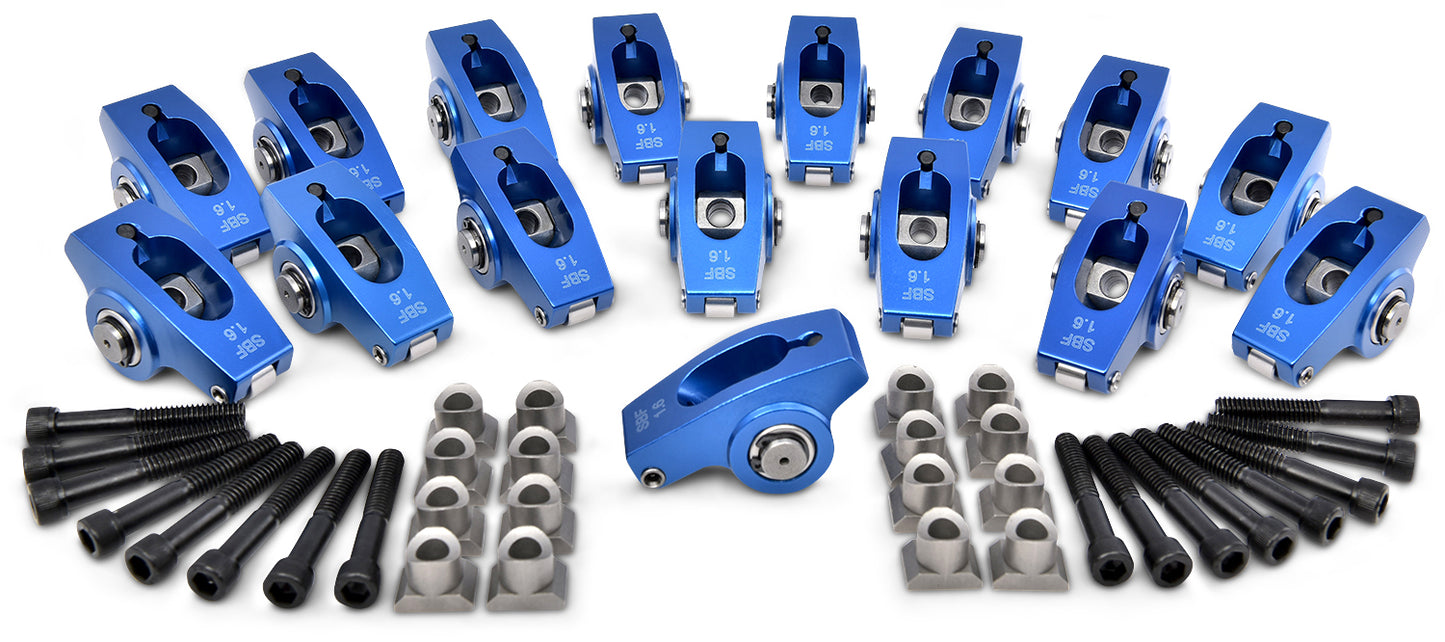 Proform SBF Roller Rocker Arms 1.6 Ratio 5/16in Ped Mnt MPN PFM66879 For Ford
