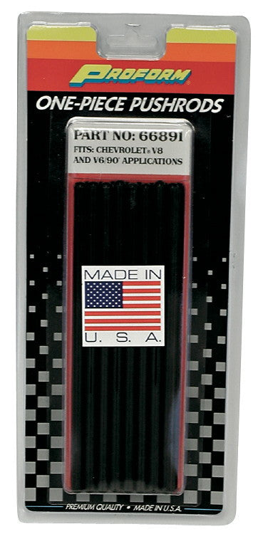 Proform  SBC 5/16in Chrome Moly Pushrods - 7.800in Long   PFM66891C