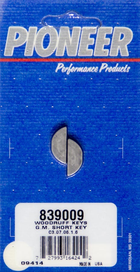 PIONEER  Woodruff Key Kit    PIO839009