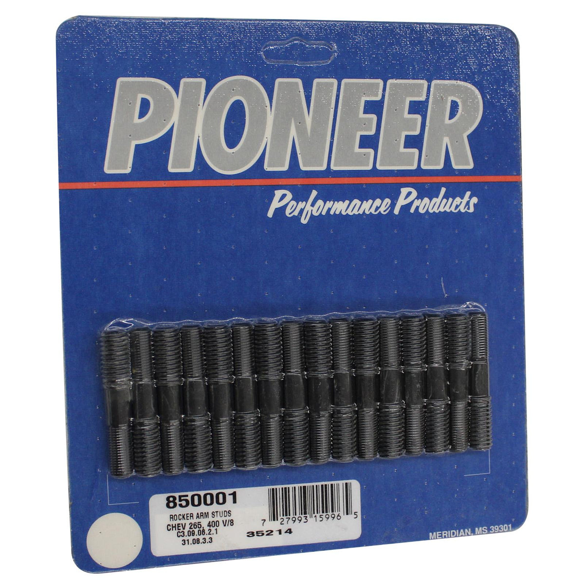 Pioneer HP Rocker Arm Stud Kit 7/16-14 base to 3/8-24 MPN PIO850001 For Chevy