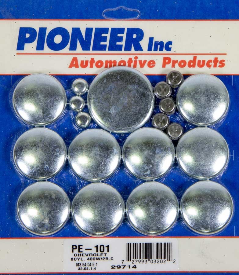 Pioneer 400 Chevy Freeze Plug Kit MPN PIOPE101 For Chevy
