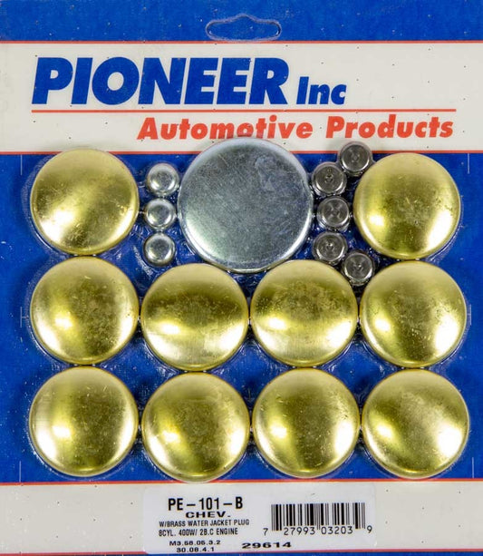 Pioneer 400 Chevy Freeze Plug Kit - Brass MPN PIOPE101B For Chevy