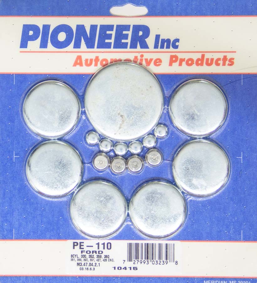 Pioneer 390 Ford Freeze Plug Kit MPN PIOPE110 For Ford FE-Series