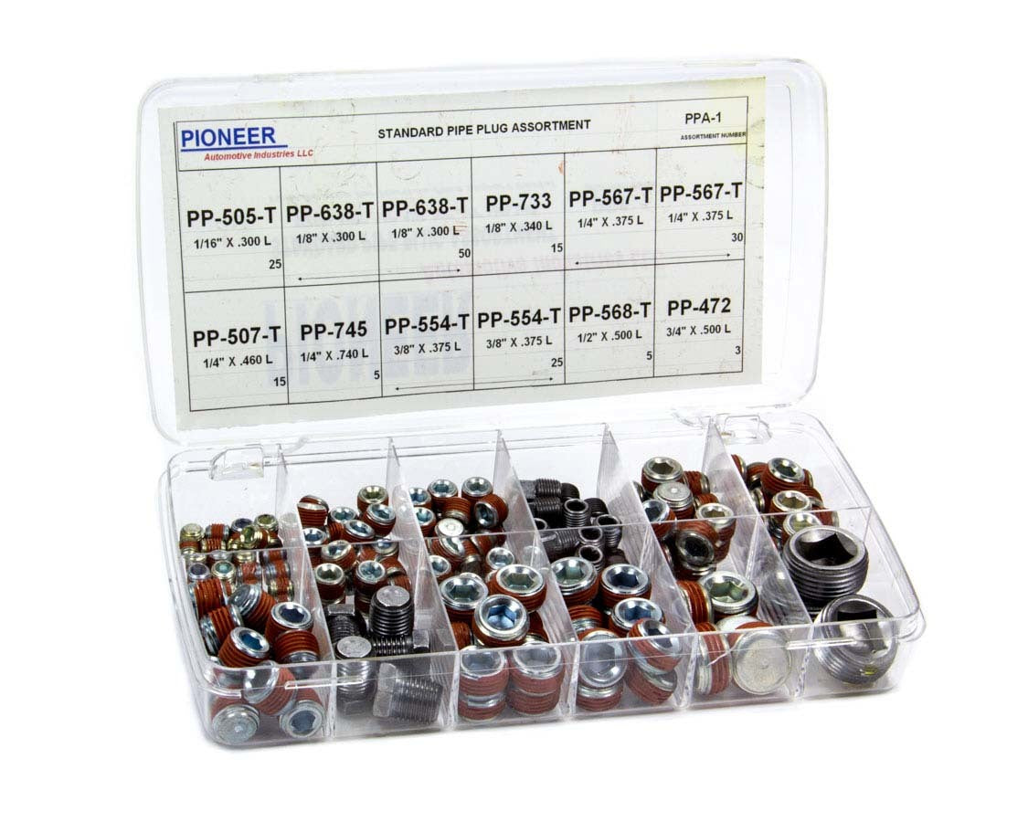 Pioneer Pipe Plug Assortment Kit - Standard MPN PIOPPA-1