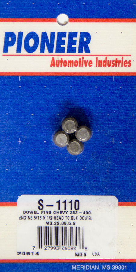 PIONEER  SBC Dowel Pin Kit (4)    PIOS-1110