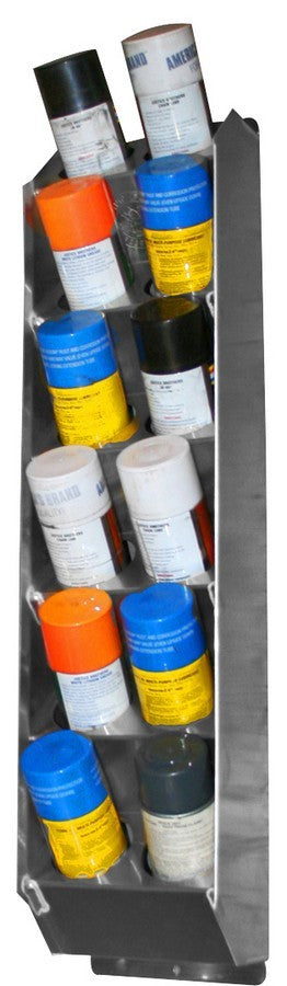 PIT-PAL PRODUCTS  Aerosol Spray Can Shelf 12 Can Vert.  PITV99