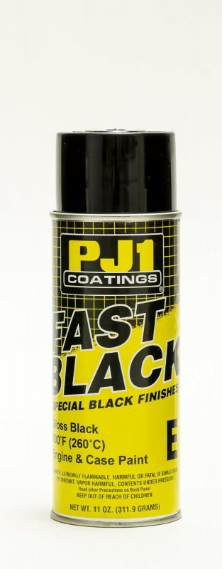 PJ1 PRODUCTS  Engine Paint Gloss Black 500degF 11oz   PJ116-ENG