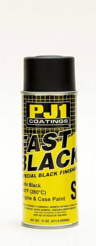 PJ1 PRODUCTS  Engine Paint Black Satin 500degF 11oz   PJ116-SAT