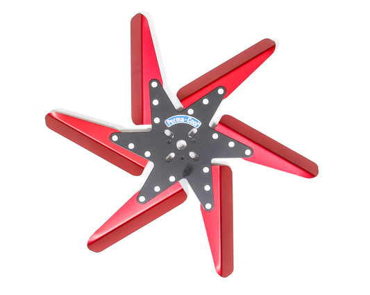 PERMA-COOL  Flex Fan Aluminum 18in Black Center/Red Blades   PRM83182